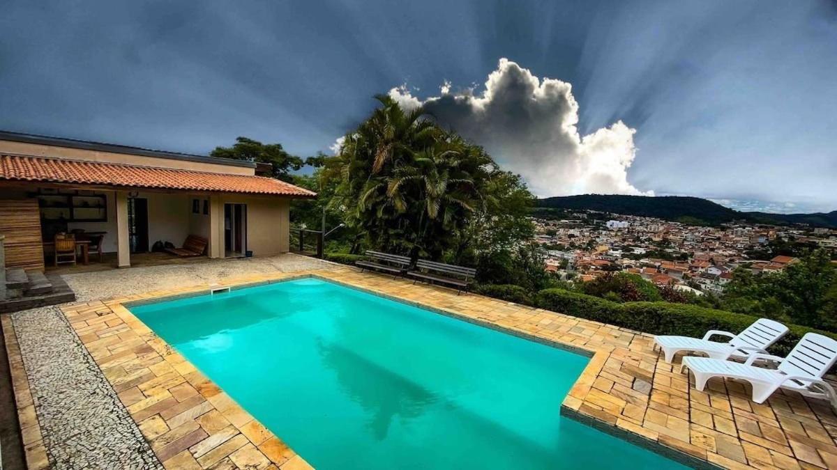 Chale Com Vista Incrivel Villa Sao Roque  Bagian luar foto