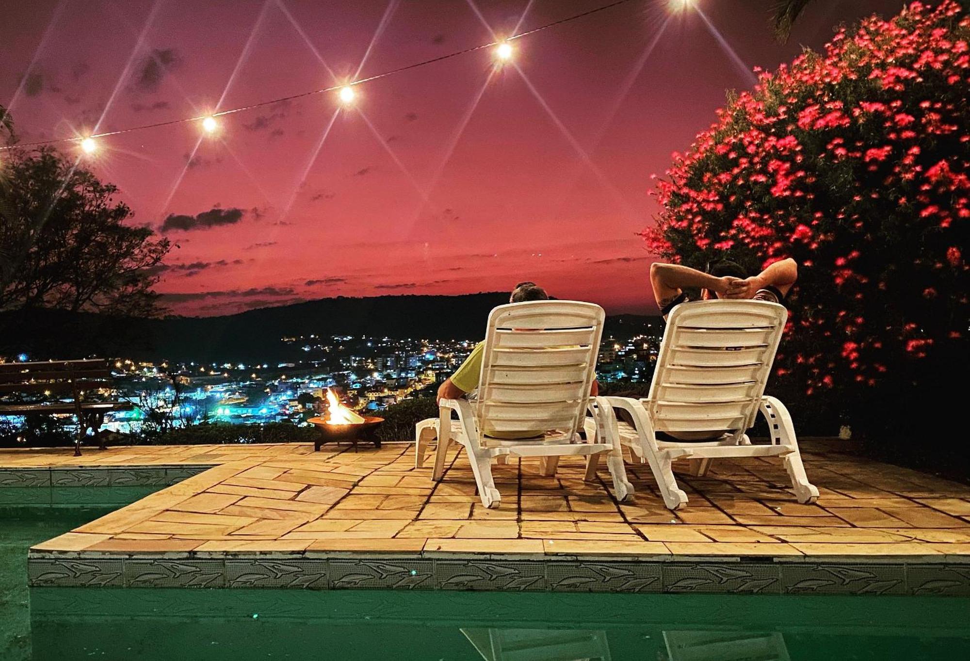 Chale Com Vista Incrivel Villa Sao Roque  Bagian luar foto